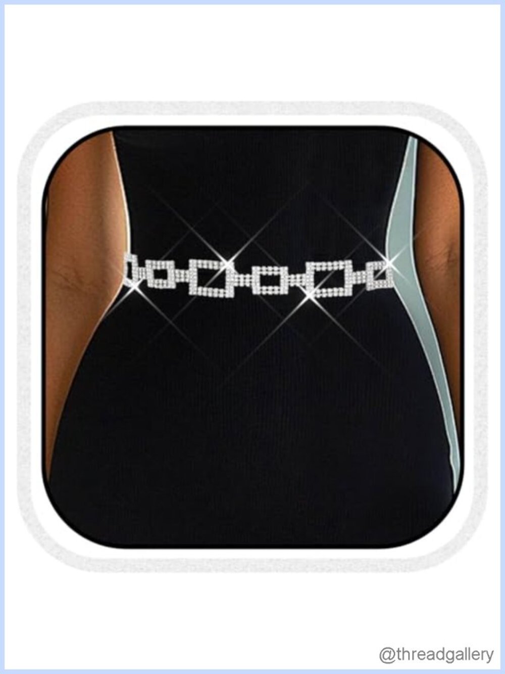 Rhinestone Belts Sparkly Dress Belt Chain Bling Waist Accessories for Women